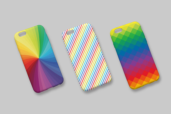 Rainbow backgrounds in Patterns - product preview 3