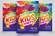 Kids Fun Party Flyer Template
