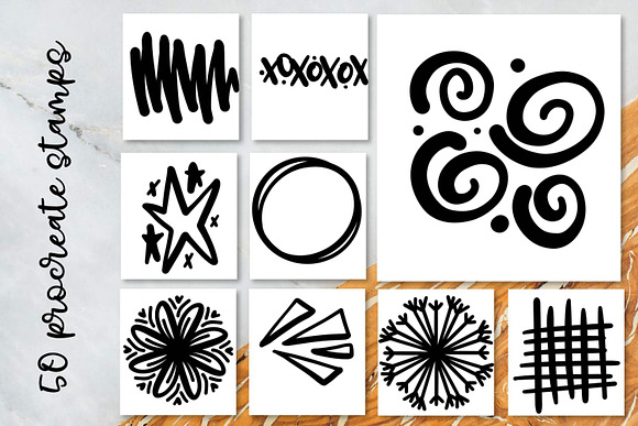 Procreate Stamp Brush Kit in Add-Ons - product preview 2