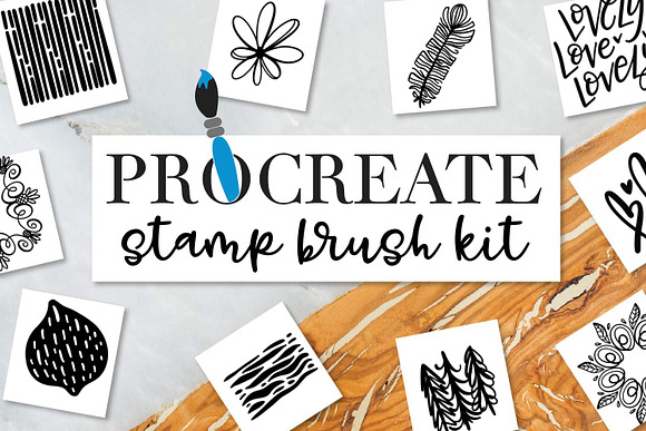 Procreate Stamp Brush Kit in Add-Ons - product preview 6
