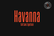 Havanna - Tall Sans in 3 weights