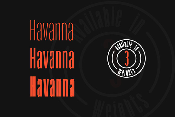 Havanna - Tall Sans in 3 weights in Sans-Serif Fonts - product preview 2