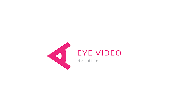 Eye video company logo. in Logo Templates - product preview 1