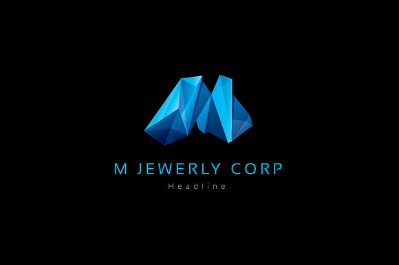 M Jewelry corporation logo. in Logo Templates - product preview 2