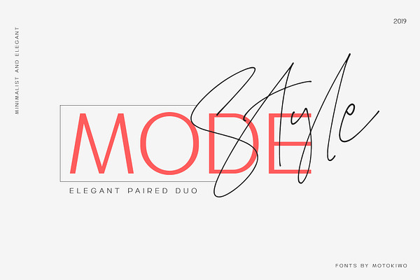 Mode Style | Font Duo