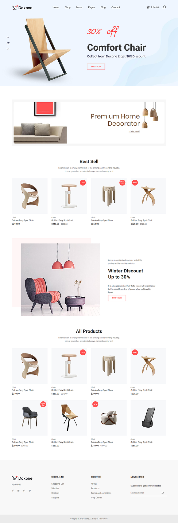 eCommerce HTML Template - Daxone in HTML/CSS Themes - product preview 1