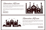 Ramadan Kareem Set Web Sites with