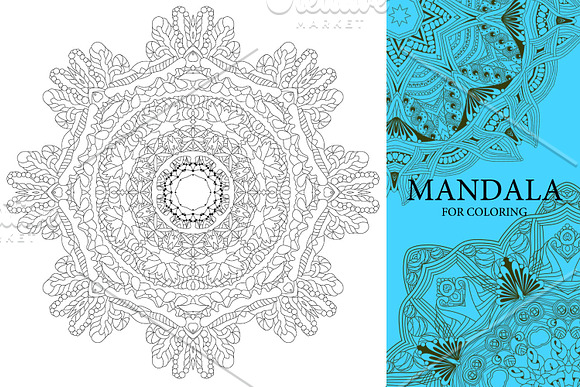 Mandalas for coloring12 in Objects - product preview 1