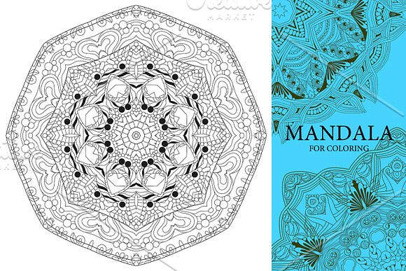 Mandalas for coloring12 in Objects - product preview 3