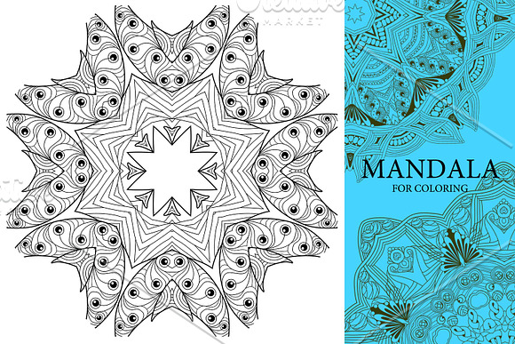 Mandalas for coloring12 in Objects - product preview 7