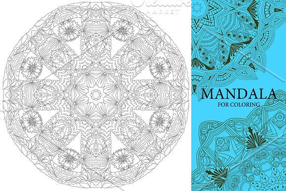 Mandalas for coloring12 in Objects - product preview 8