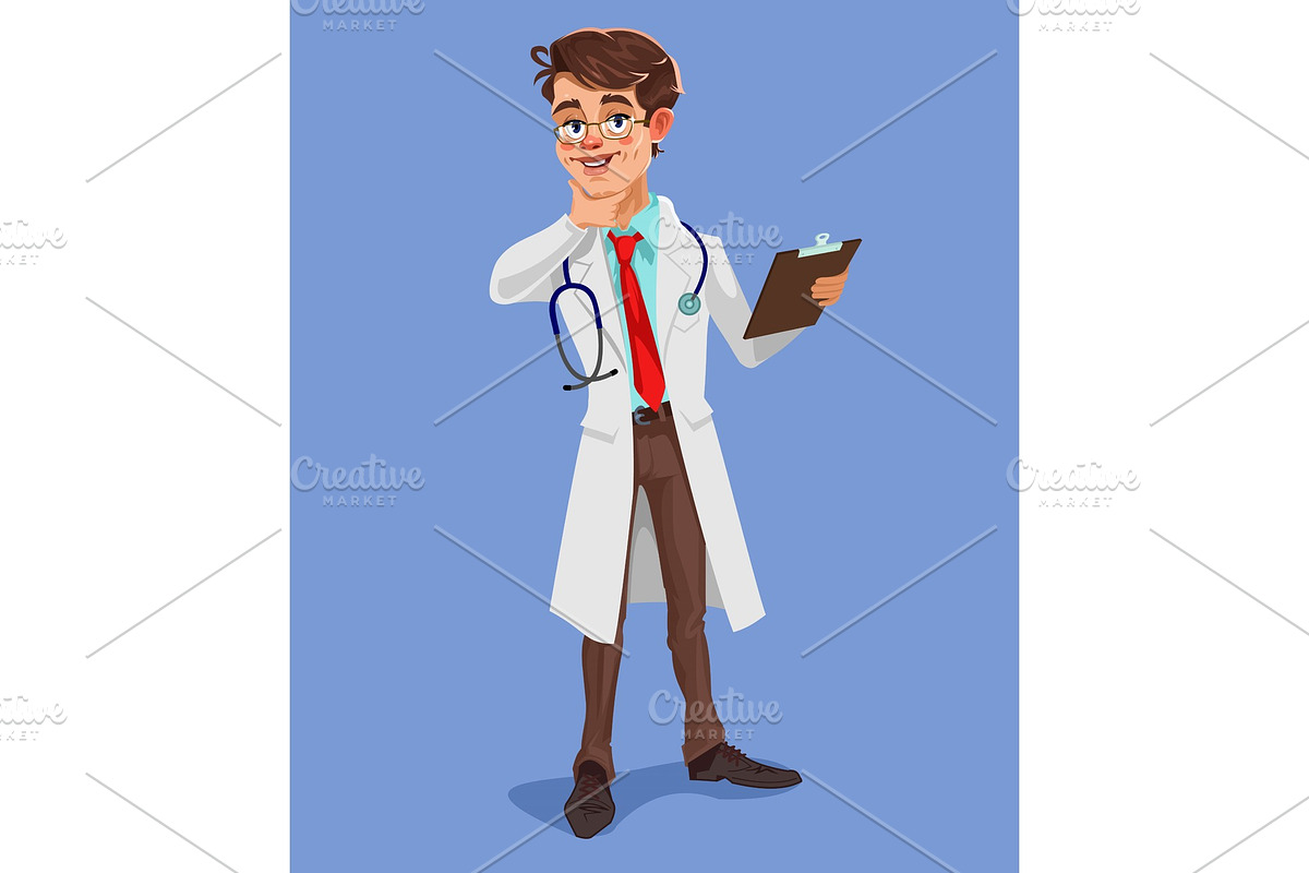 Vector 3d doctor in Objects - product preview 8