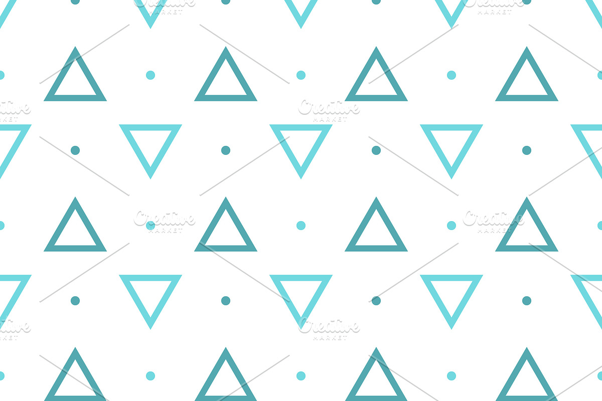 Seamless triangles pattern in Patterns - product preview 8
