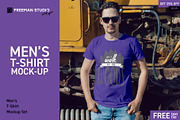 Men's T-Shirt Mock-Up Set