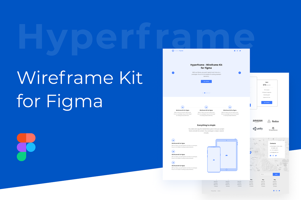 Hyperframe - Wireframe Kit for Figma in Wireframe Kits - product preview 8