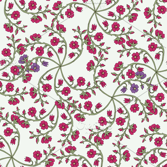 Floral seamless pattern in Patterns - product preview 1