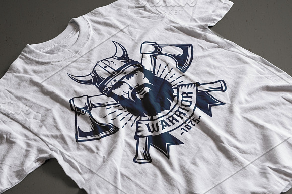 Viking Warrior Logo Template in Logo Templates - product preview 2