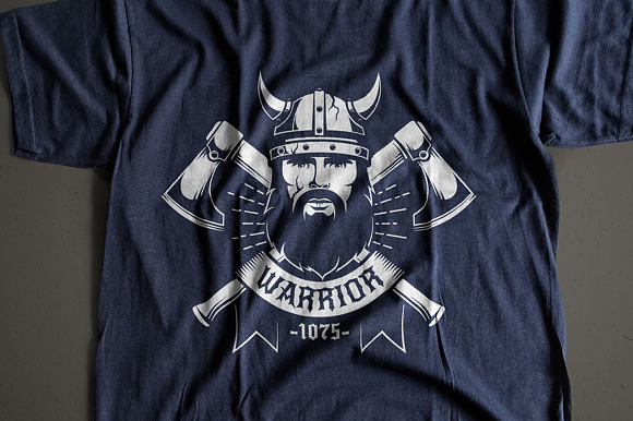 Viking Warrior Logo Template in Logo Templates - product preview 3