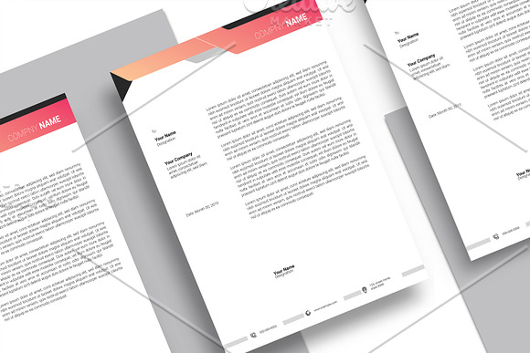 Letterhead V26 in Stationery Templates - product preview 1
