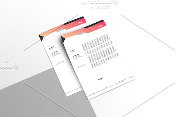 Letterhead V26 in Stationery Templates - product preview 2