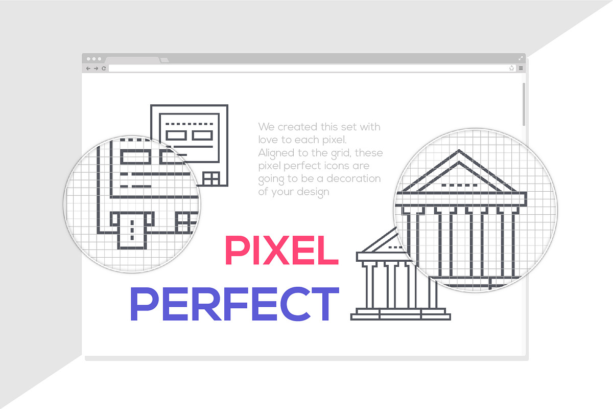 Pixel Perfect Icons Collection (BW) in Server Icons - product preview 8