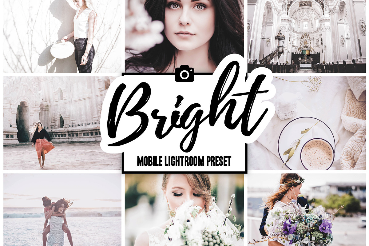 BRIGHT Mobile Lightroom Presets in Add-Ons - product preview 8