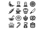Bakery and Pastries Cooking Icons
