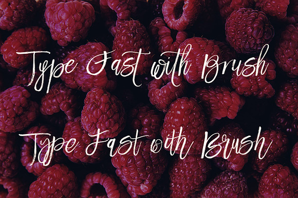 Fresh Brush & SVG Font in Script Fonts - product preview 3