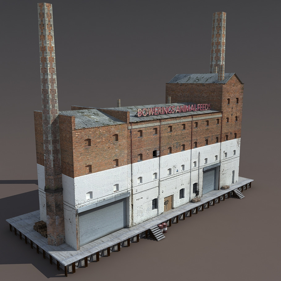 Abandoned Old Factory in Architecture - product preview 1