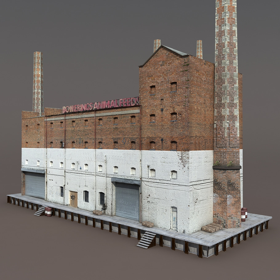 Abandoned Old Factory in Architecture - product preview 3