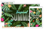 Tropical Summer Posters