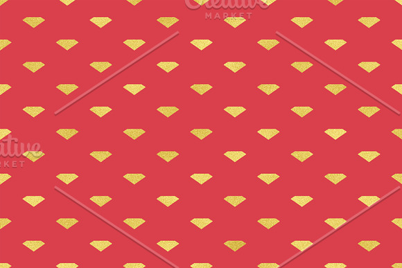 Gold Glitter Geometric Patterns in Patterns - product preview 1