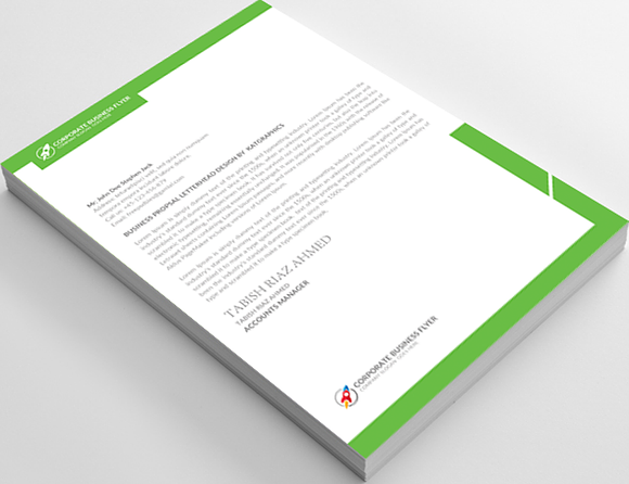 Letterhead in Flyer Templates - product preview 1