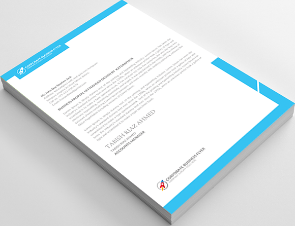 Letterhead in Flyer Templates - product preview 2