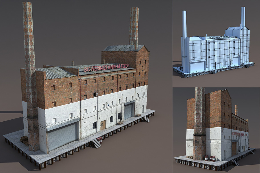 Abandoned Old Factory in Architecture - product preview 19