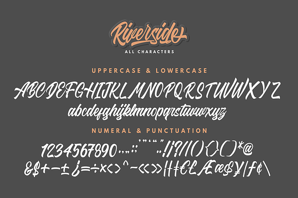 Riverside - Script Font in Script Fonts - product preview 9