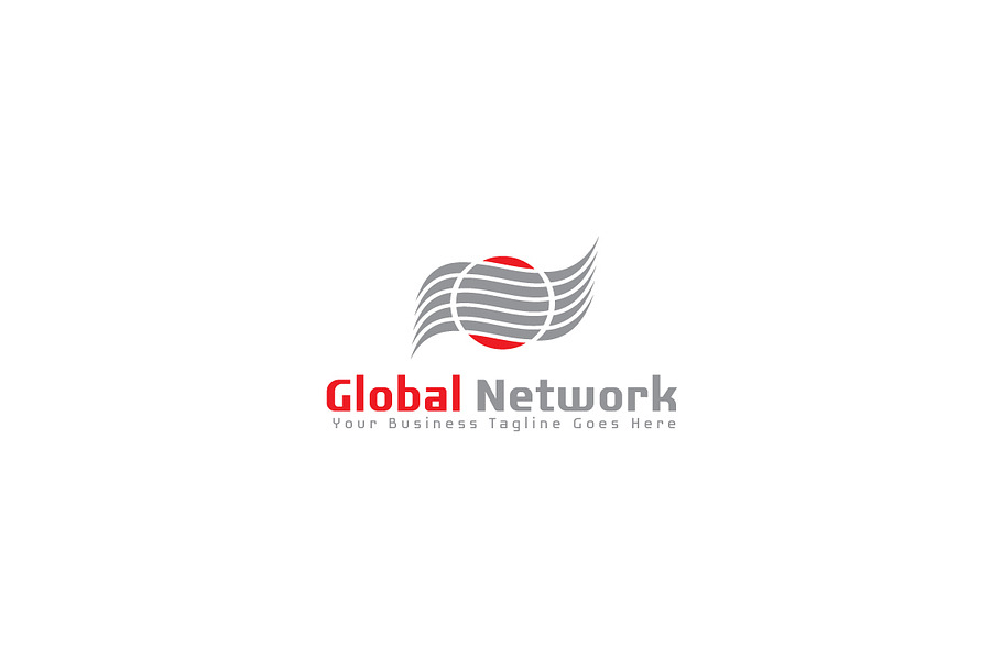 Global Network Logo Template
