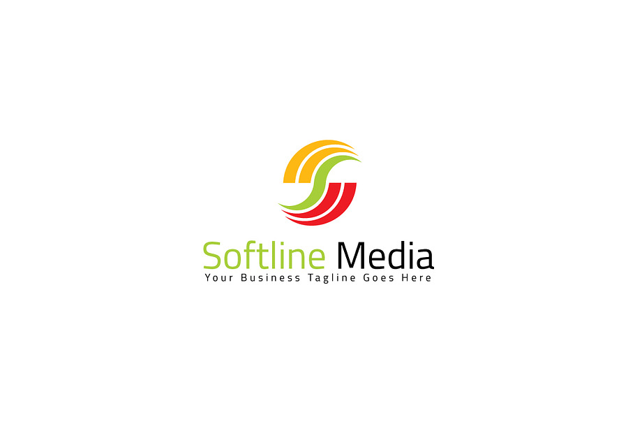 Softline Media Logo Template in Logo Templates - product preview 8