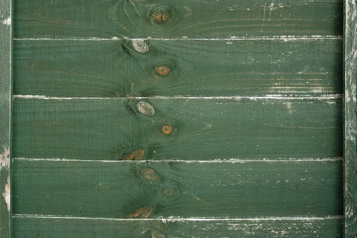 Green old wooden fence texture in Textures - product preview 8