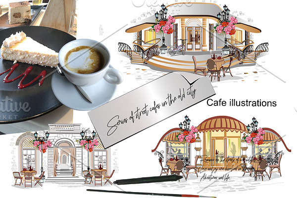 Cafe illustrations!