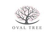 Oval Tree Logo Template