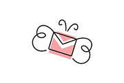 Fly Mail Logo