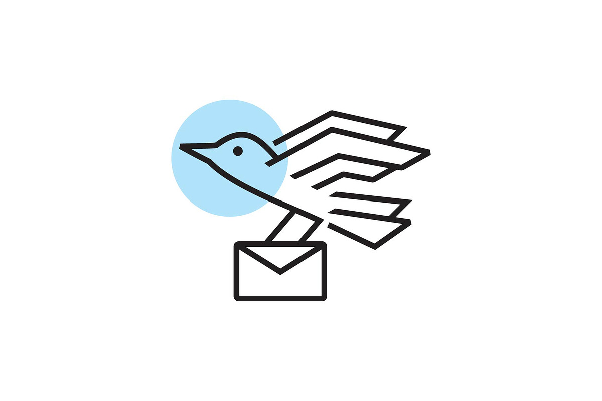 bird mail logo in Logo Templates - product preview 8