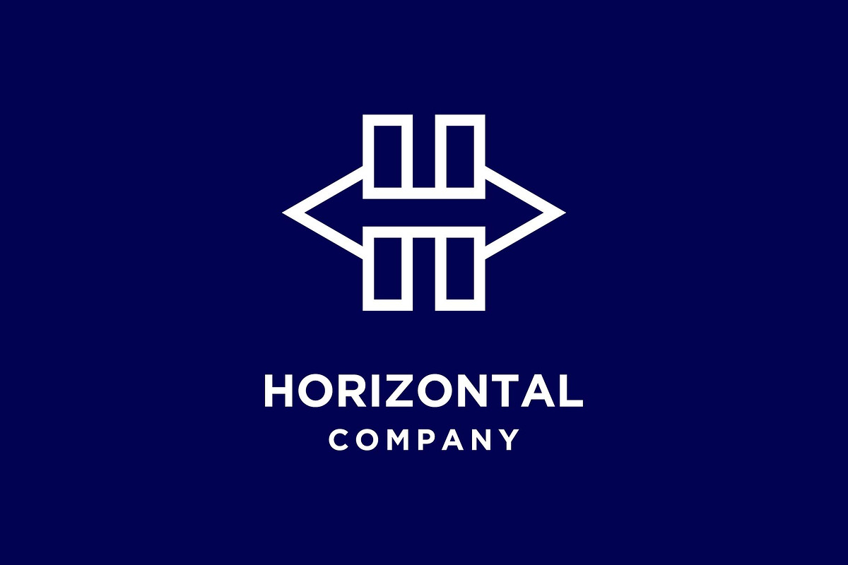 H for Horizontal Logo in Logo Templates - product preview 8