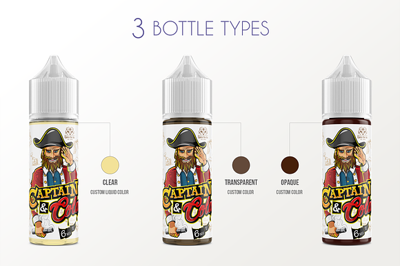 eLiquid Bottle Mockup v. 50ml-A Plus in Product Mockups - product preview 3