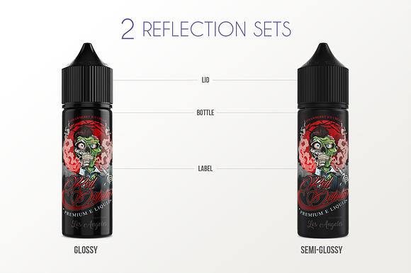 eLiquid Bottle Mockup v. 50ml-A Plus in Product Mockups - product preview 5