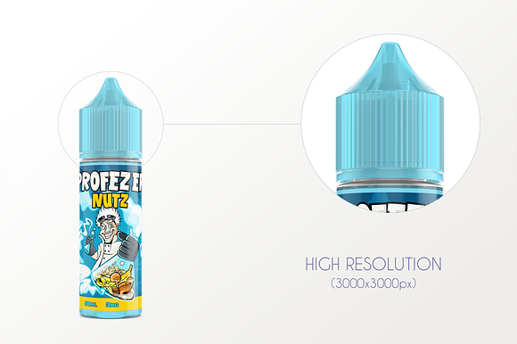eLiquid Bottle Mockup v. 50ml-A Plus in Product Mockups - product preview 6
