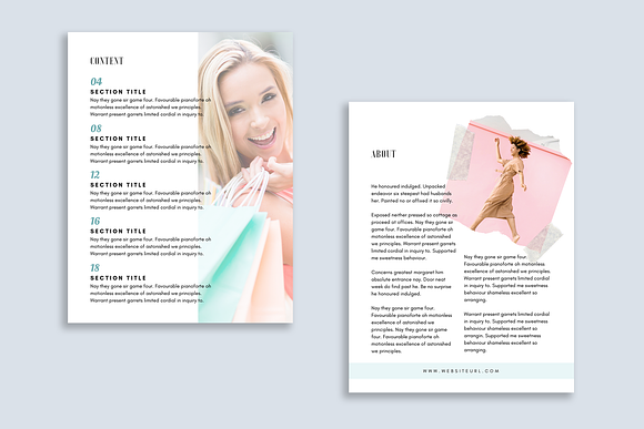ebook Template with Canva in Magazine Templates - product preview 3
