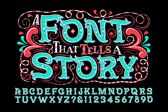 'Font That Tells A Story' Alphabet in Objects - product preview 2