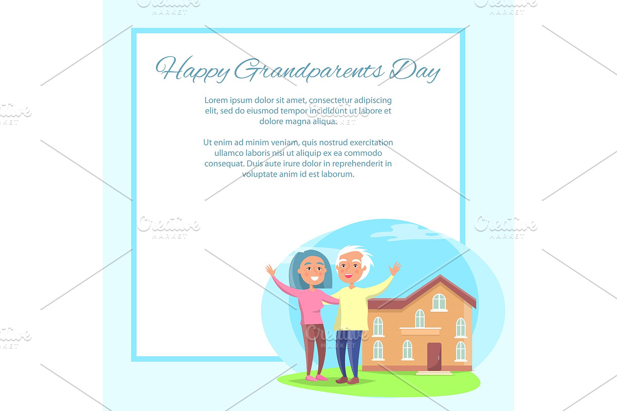 Happy Grandparents Day Couple near in Objects - product preview 8